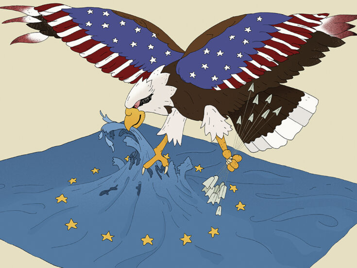 Europe faces its fate as an American colony