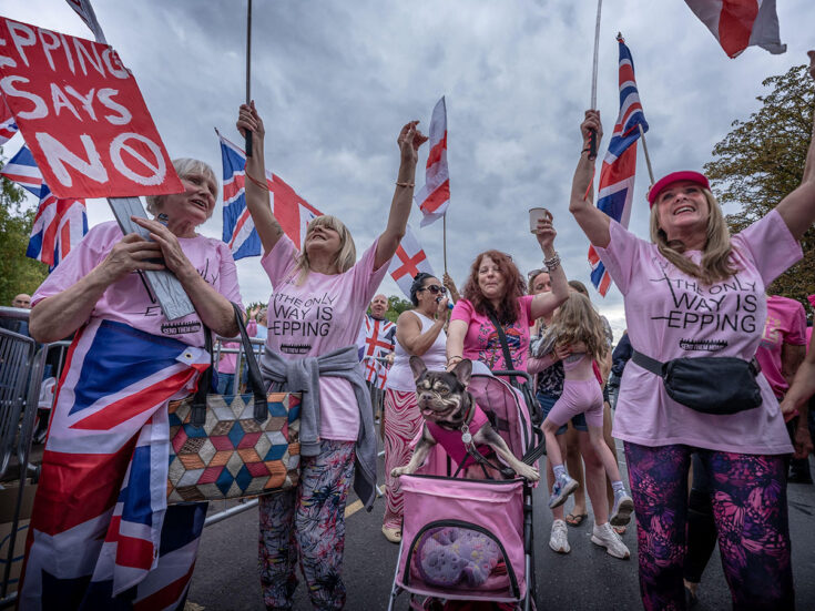 The march of the Pink Ladies