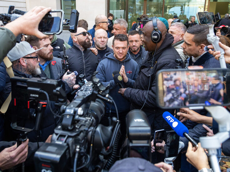 Tommy Robinson cleared of terror charge