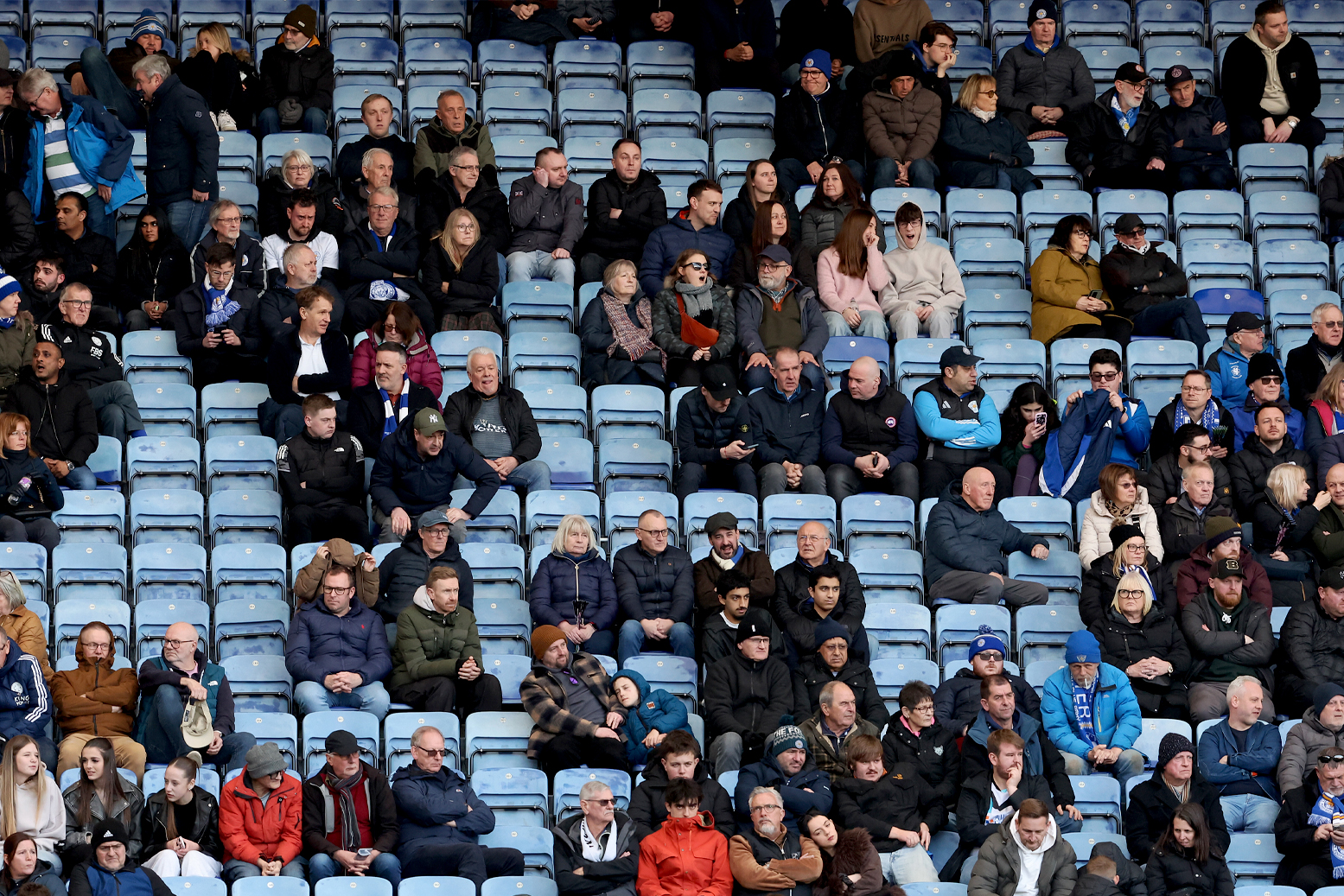 The silence of football stadiums